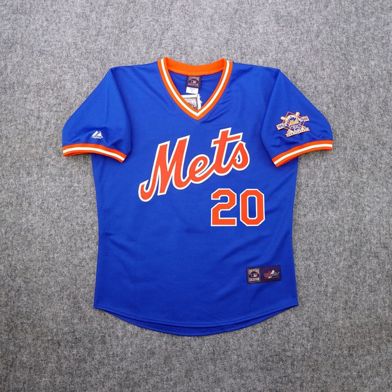 HJ 1986 NYM Alternate Blue 25th Cooperstown Jersey