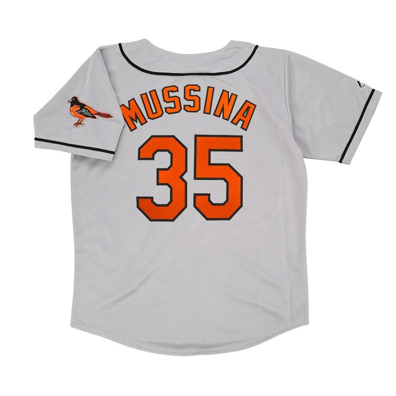Baltimore Orioles Mike Mussina W Patch M MLB jersey front view