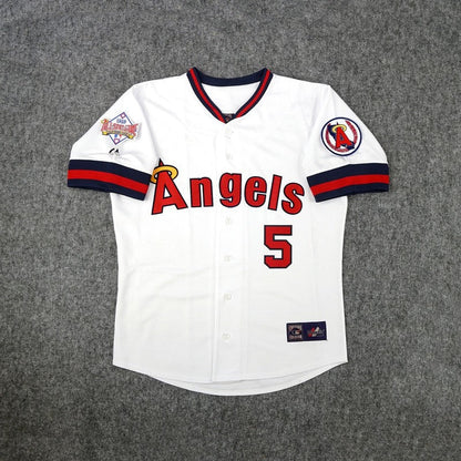 Brian Downing California Angels 1989 All Star Cooperstown Home Jersey jersey front view
