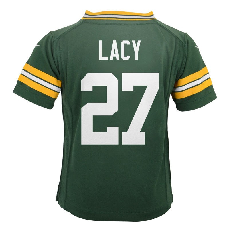 Green Bay Packers Eddie Lacy Boys S L NFL jersey front view