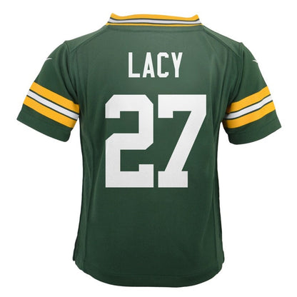 Green Bay Packers Eddie Lacy Boys S L NFL jersey front view