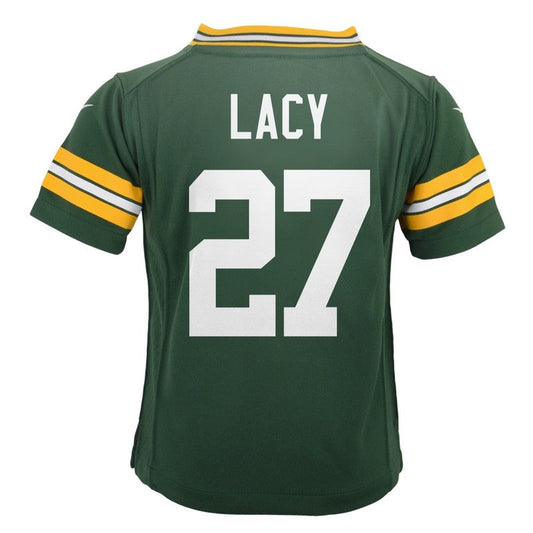 Green Bay Packers Eddie Lacy Boys S L NFL jersey front view