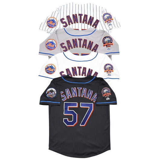 JS 2008 NYM Shea Closing Patch Home Road Alt Jersey