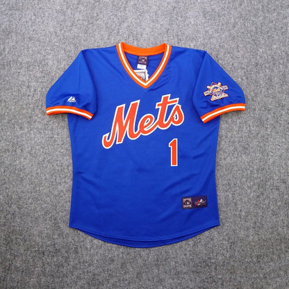 New York Mets Mookie Wilson 25th Cooperstown MLB jersey front view