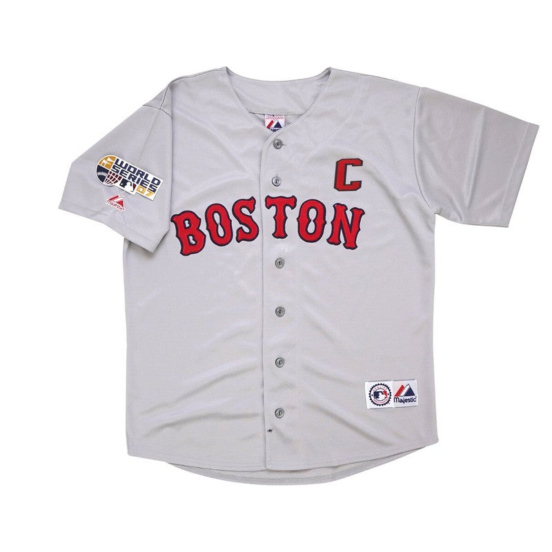 Boston Red Sox Jason Varitek World Series M MLB jersey front view
