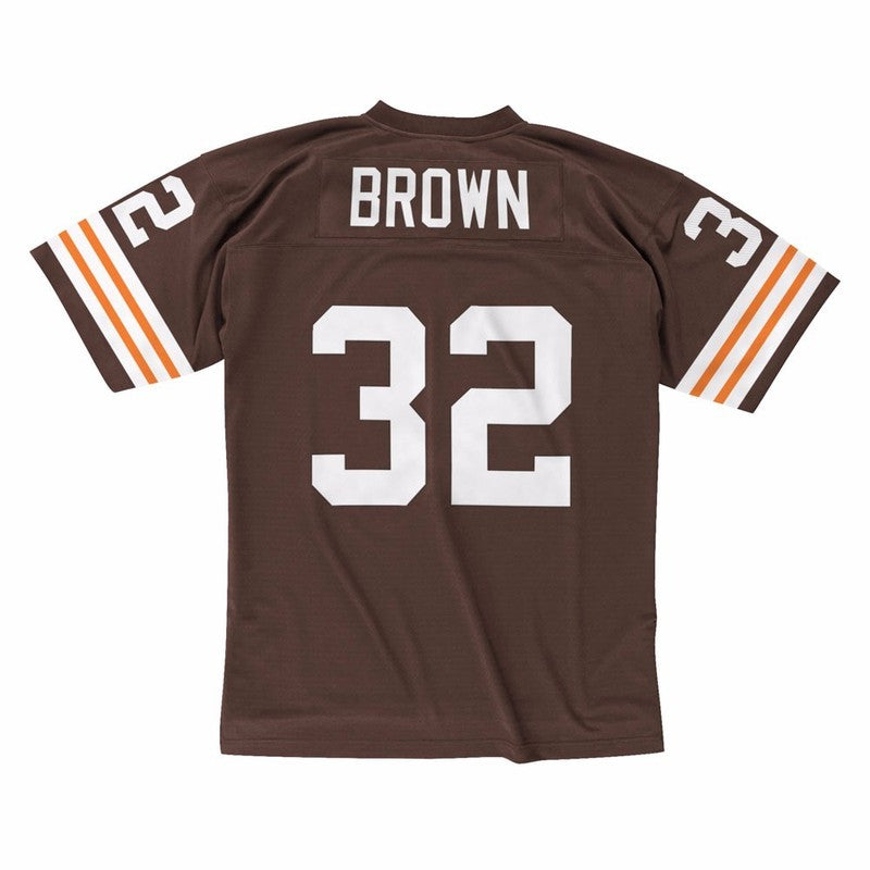 Jim Brown 1963 Clveland Browns Home Brown Legacy Jersey jersey front view