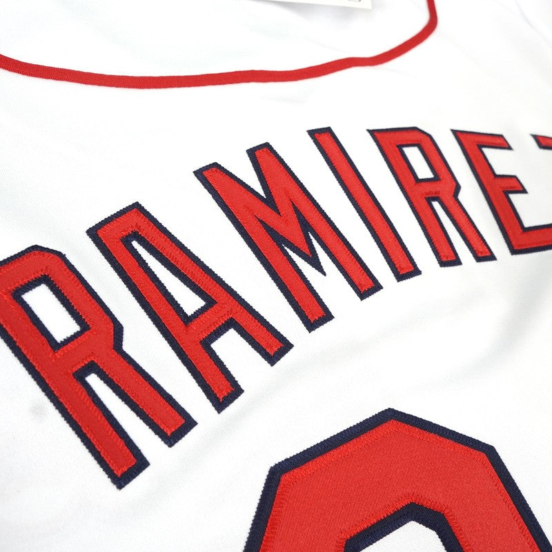 Cleveland Indians Manny Ramirez World Series MLB jersey front view