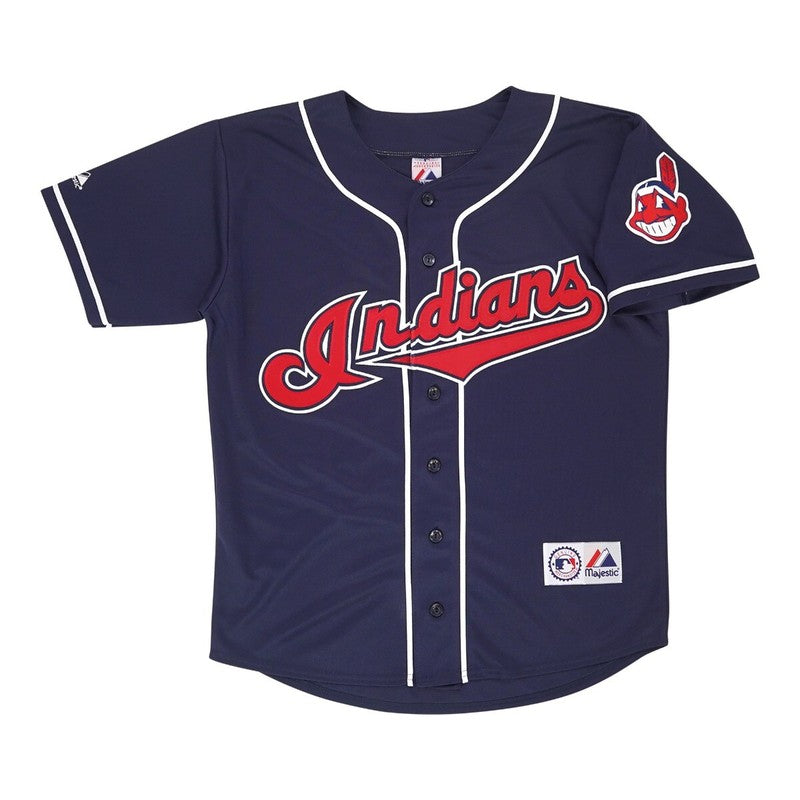 Cleveland Indians Cc Sabathia Alt W Patch MLB jersey front view
