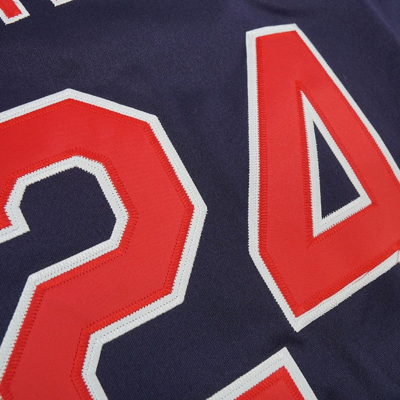Cleveland Indians Manny Ramirez Alt World Series MLB jersey front view