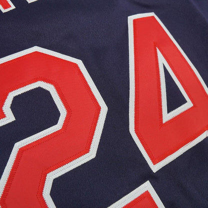 Cleveland Indians Manny Ramirez Alt World Series MLB jersey front view