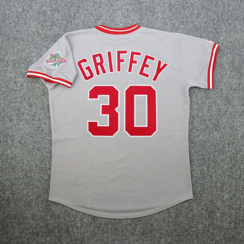 Cincinnati Reds Ken Griffey Sr World Series MLB jersey front view