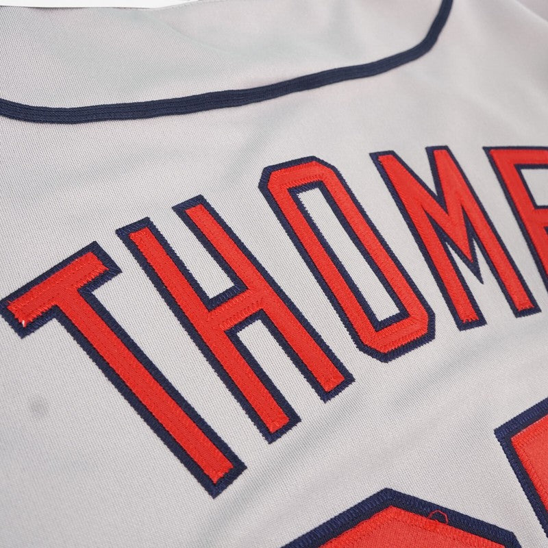 Cleveland Indians Jim Thome World Series M MLB jersey front view