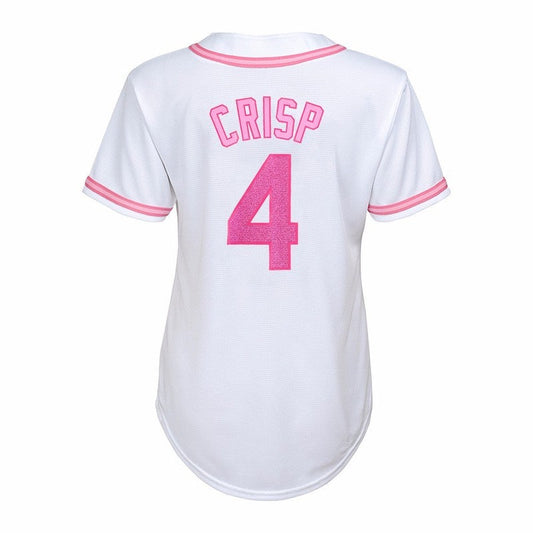 CC OA Girl's White Glitter Fashion Jersey