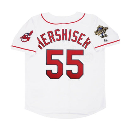 Cleveland Indians Orel Hershiser World Series MLB jersey front view