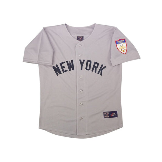 N1 Cooperstown Grey Road Jersey AL 50th Patch