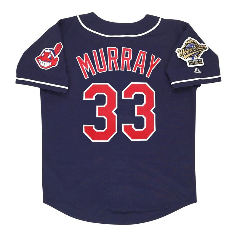 Cleveland Indians Eddie Murray Alt World Series MLB jersey front view
