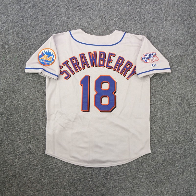 DS 1986 NYM WS Grey Road Jersey