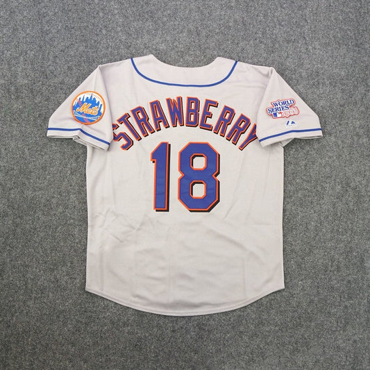 DS 1986 NYM WS Grey Road Jersey