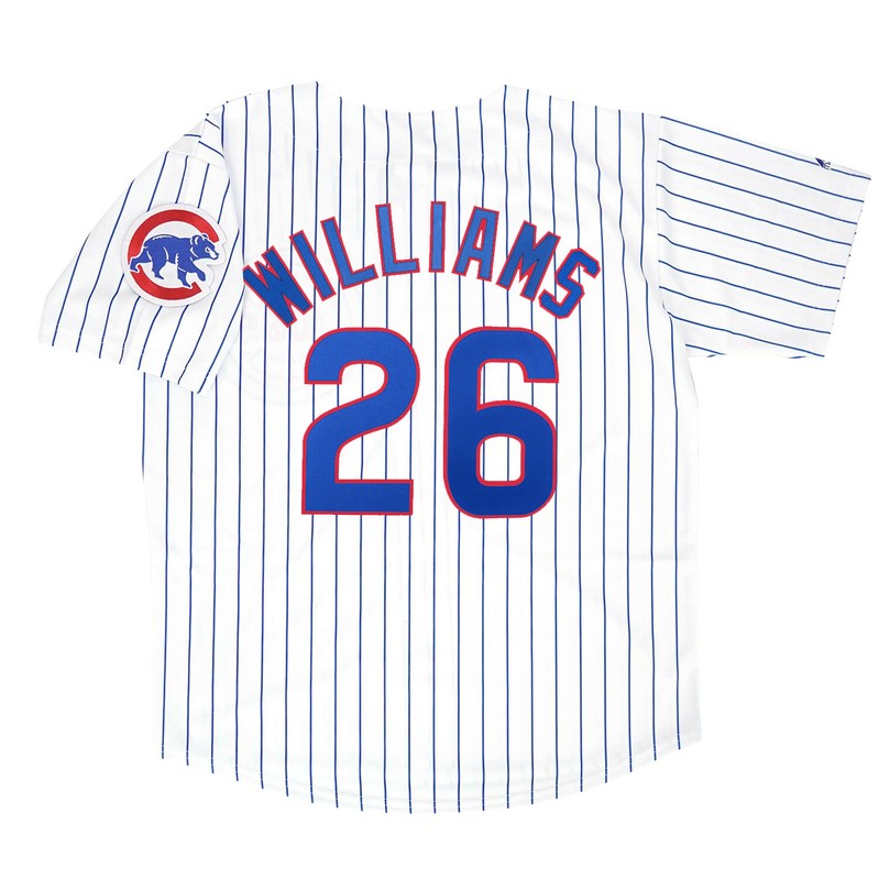 Chicago Cubs Billy Williams W Patch MLB jersey front view