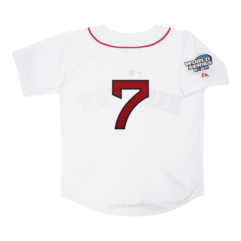Boston Red Sox Trot Nixon World Series M MLB jersey front view