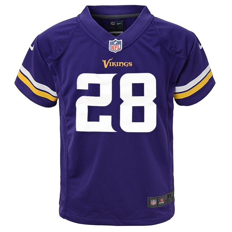 Minnesota Vikings Adrian Peterson Boys S L NFL jersey front view