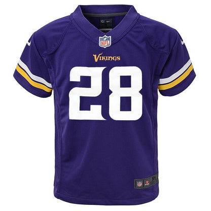 Minnesota Vikings Adrian Peterson Boys S L NFL jersey front view