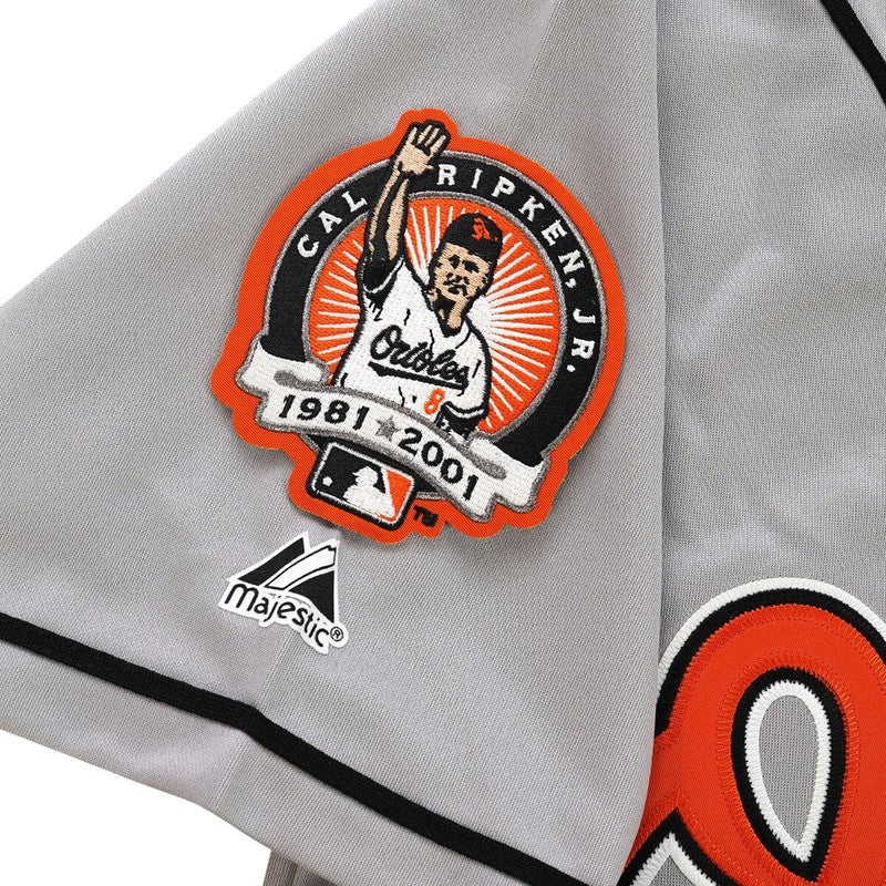 CR Jr. 2001 BO Grey Road Jersey Retirement Patch