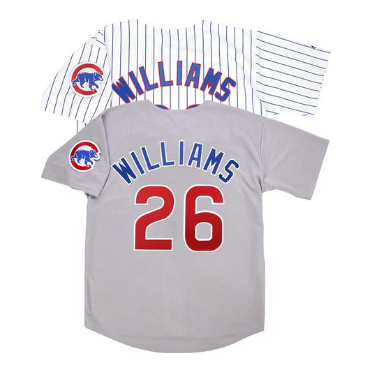 Chicago Cubs Billy Williams W Patch MLB jersey front view