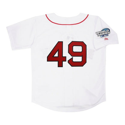 Boston Red Sox Tim Wakefield World Series M MLB jersey front view
