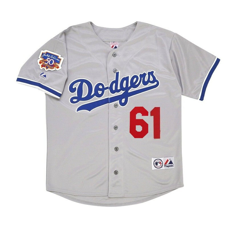 Los Angeles Dodgers Chan Ho Park W Jackie MLB jersey front view