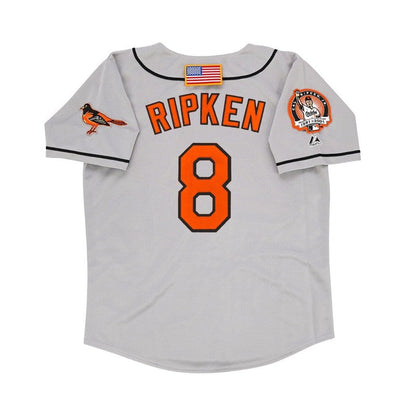 CR Jr. 2001 BO Grey Road Jersey Retirement Patch