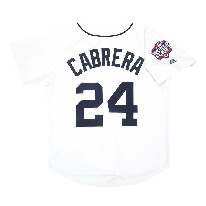 Detroit Tigers Miguel Cabrera World Series M MLB jersey front view
