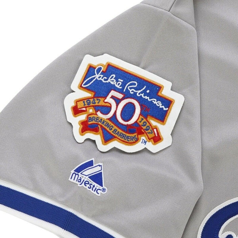 Los Angeles Dodgers Raul Mondesi W Jackie 50th MLB jersey front view