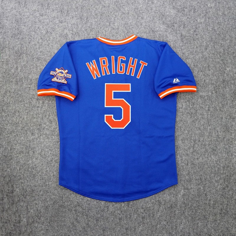 DW 1986 NYM Alternate Blue 25th Cooperstown Jersey
