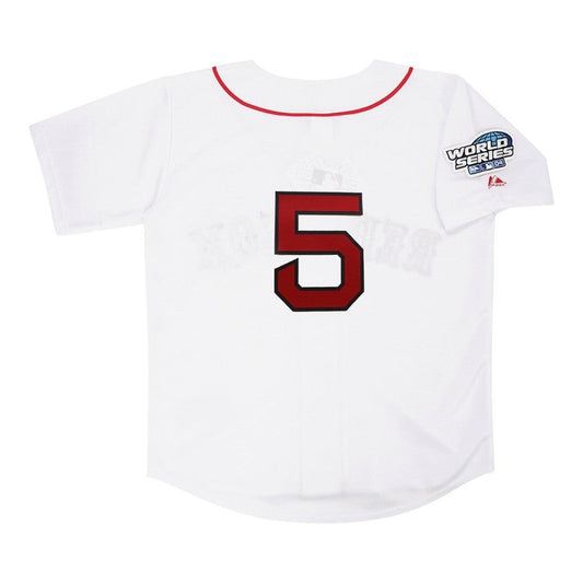 Boston Red Sox Nomar Garciaparra World Series M MLB jersey front view