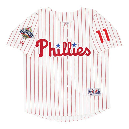 Philadelphia Phillies Jimmy Rollins World Series MLB jersey front view