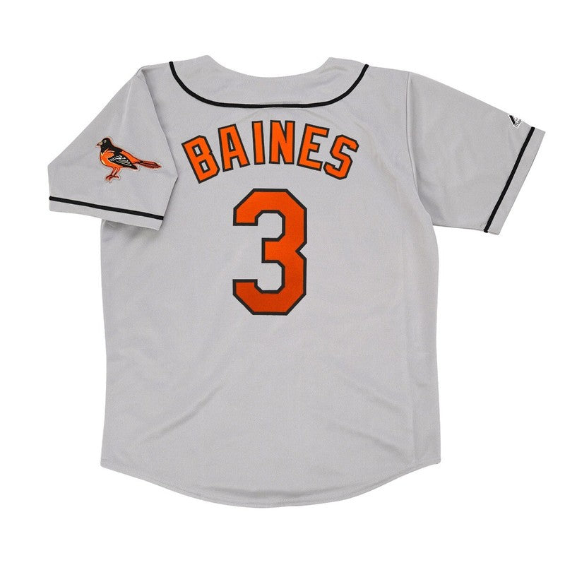 Baltimore Orioles Harold Baines W Patch MLB jersey front view