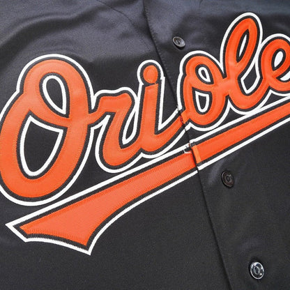 Baltimore Orioles Cal Ripken Jr W Patch MLB jersey front view