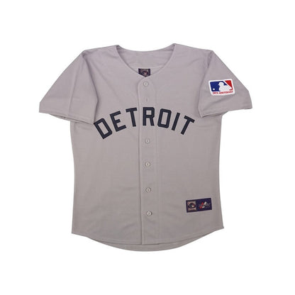 D1 Cooperstown Grey Road Jersey 100th Patch