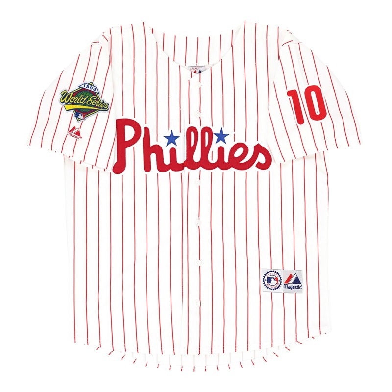 Philadelphia Phillies Darren Daulton World Series MLB jersey front view