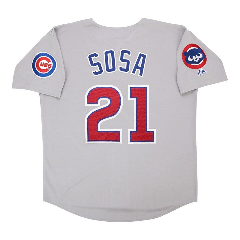 Chicago Cubs Sammy Sosa W Patch M MLB jersey front view
