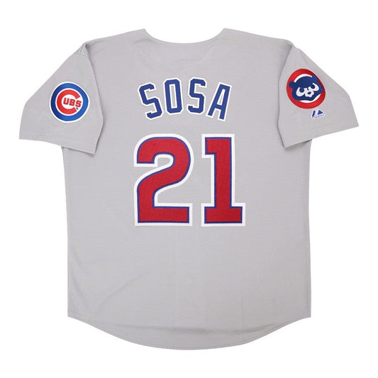 Chicago Cubs Sammy Sosa W Patch M MLB jersey front view