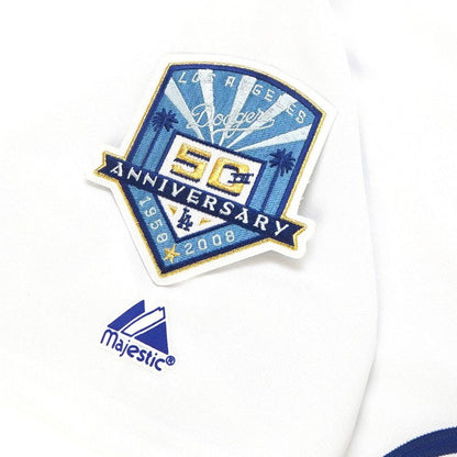 Los Angeles Dodgers Clayton Kershaw 50th Anniv S MLB jersey front view