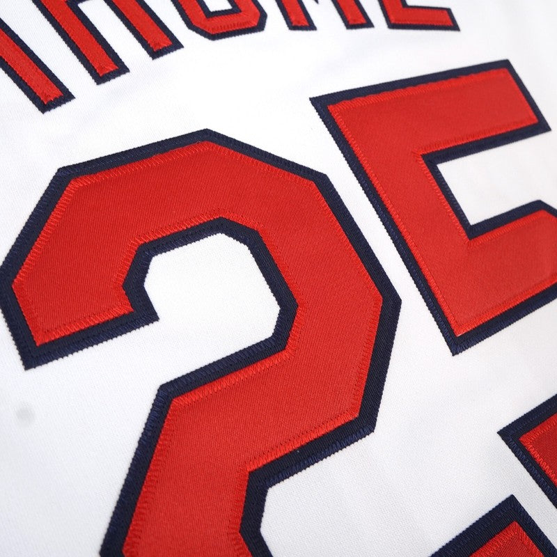 Cleveland Indians Jim Thome World Series MLB jersey front view