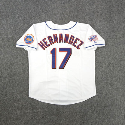 New York Mets Keith Hernandez World Series MLB jersey front view