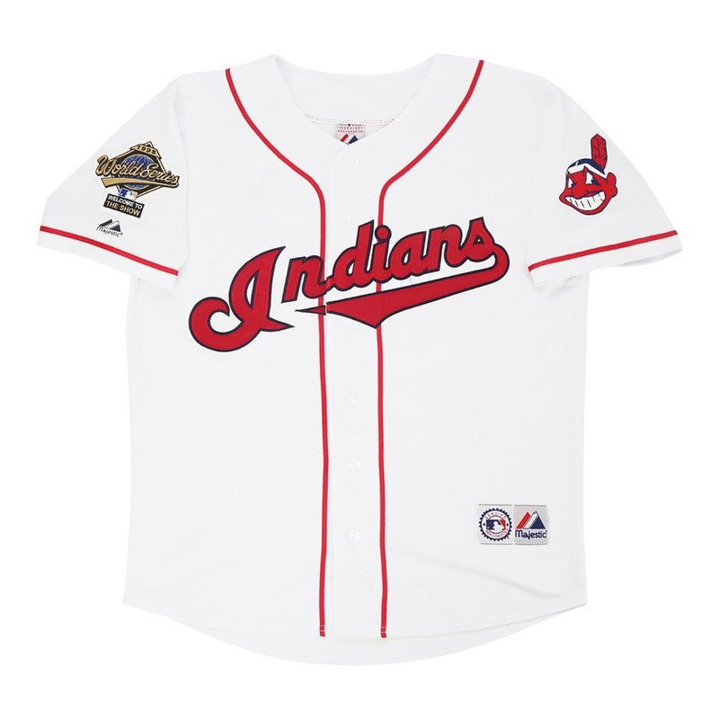 Cleveland Indians Dave Winfield World Series MLB jersey front view