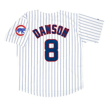 Chicago Cubs Andre Dawson W Patch MLB jersey front view