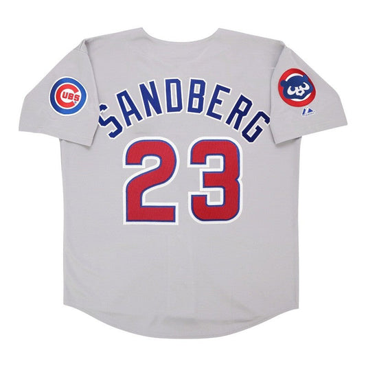 Chicago Cubs Ryne Sandberg W Patch M MLB jersey front view
