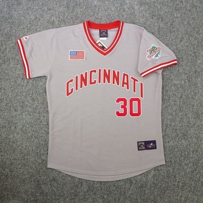 Cincinnati Reds Ken Griffey Sr World Series MLB jersey front view
