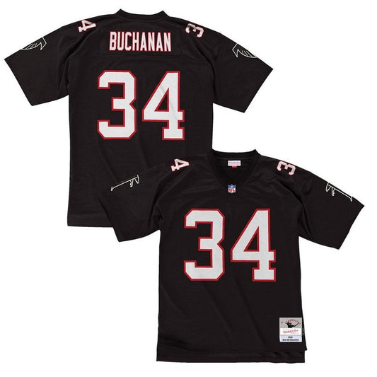 Ray Buchanan 1998 Atlanta Fancons Home Black Legacy Jersey jersey front view
